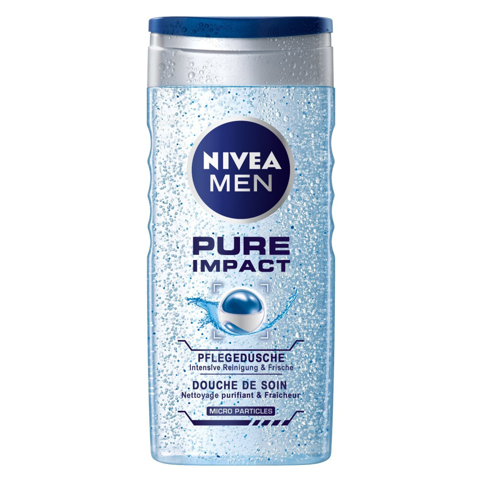 Nivea Pure Impact Shower Gel Twin Pack (2 X 250 Ml)