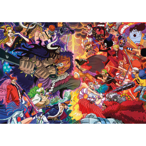 Clementoni Puzzle mit 1000 Teilen + Poster: One Piece 1