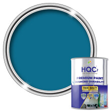 Weather Shield Marina Blue Smooth Masonry Paint | 1L in 30+ Colours | Storm Proof, Scrub Resistance & Waterproof | Weatherproof Technology Designed