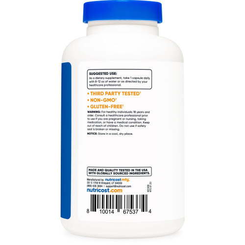 Nutricost, Mariendistel, 1.000 mg, 240 Kapseln 2