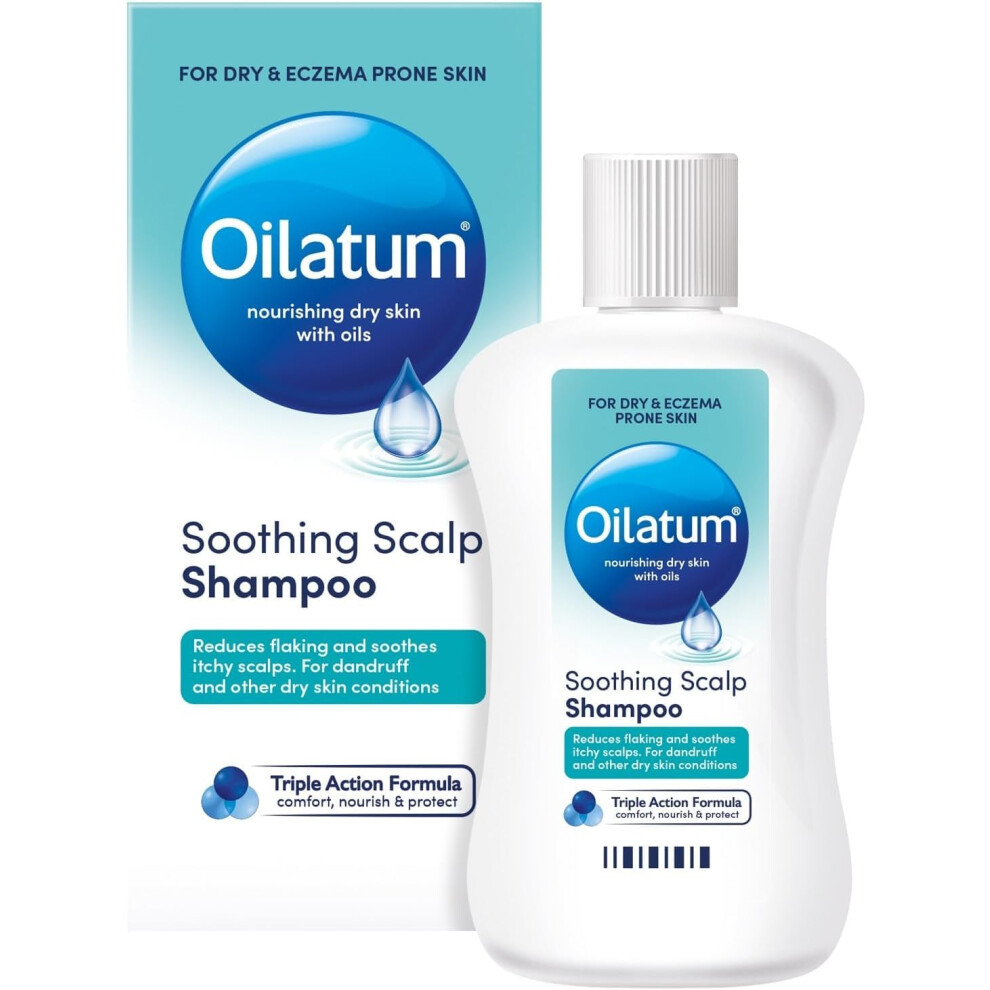 Oilatum Soothing Scalp Shampoo, For Itchy, Flaking Scalps Caused By Dandruff,Soothes Itchy Scalps, Ph Balanced, 1 X 100Ml