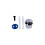 Roca Dual Flush Cistern Short Body Push Button D1D with Plain Rods AH0002100R 1