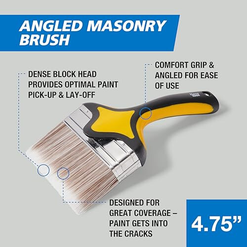 Harris Trade Angled Masonry Brush 4.75" 2
