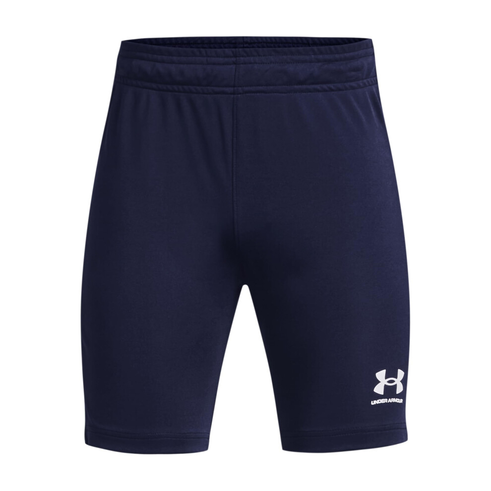Boys' Y Challenger Core Short, Fast-Drying and Sweat-Wicking Boys' Shorts with 4-Way Stretch, Loose Running Shorts for PE, Football Training and More
