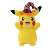Pikachu Plush With Witch Hat - 8-Inch Pikachu Plush with Unique Accessory