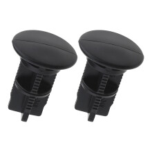 2PCS Wheelie Bin Lid Hinge Pins 43mmx18mm Compatible with Otto/ESE (New Type) Household or Commercial 240 Litre Wheelie Bins Plastic Black