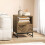 Homcom HOMCOM Bedside Table, Sofa Side Table with Drawer for Bedroom, Brown 7
