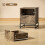 Homcom HOMCOM Bedside Table, Sofa Side Table with Drawer for Bedroom, Brown 2