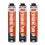 3 x Soudal B2 Fire & Acoustic Expanding Foam 1
