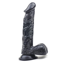 Massive 8.66-Inch Dildo Realistic Penis Cock Suction Cup Base, Black