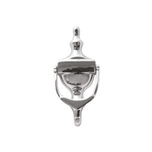 Door Knockers - 6" Victorian Urn Door Knocker For Front Door, Classic Elegant Door Furniture With Universal Fixings Including Self Adhesive (Polished