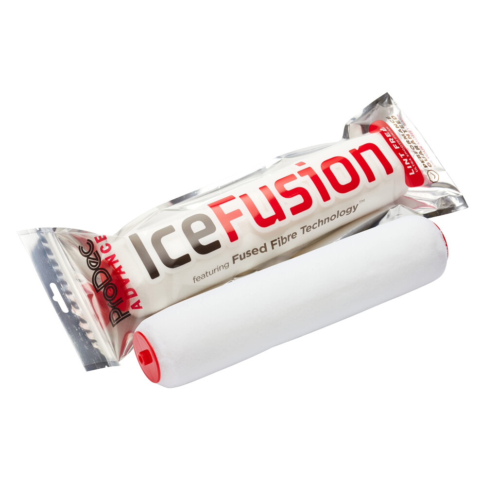 12 Inch X 1.75" Medium Pile Ice Fusion Woven Paint Roller For An Ultra-Smooth Finish Painting With Emulsion Paints On Interior Walls And Ceilings 5019200247738