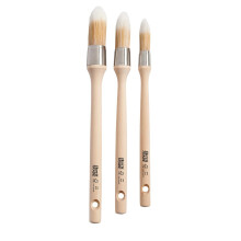 Trade Round Sash Brushes 3 Pack, Brown