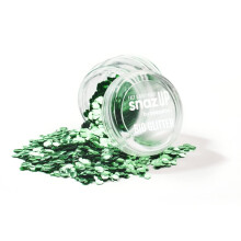 Bio Glitter Face and Body Paint, Biodegradable Chunky Gliter, Green Colour, 3g