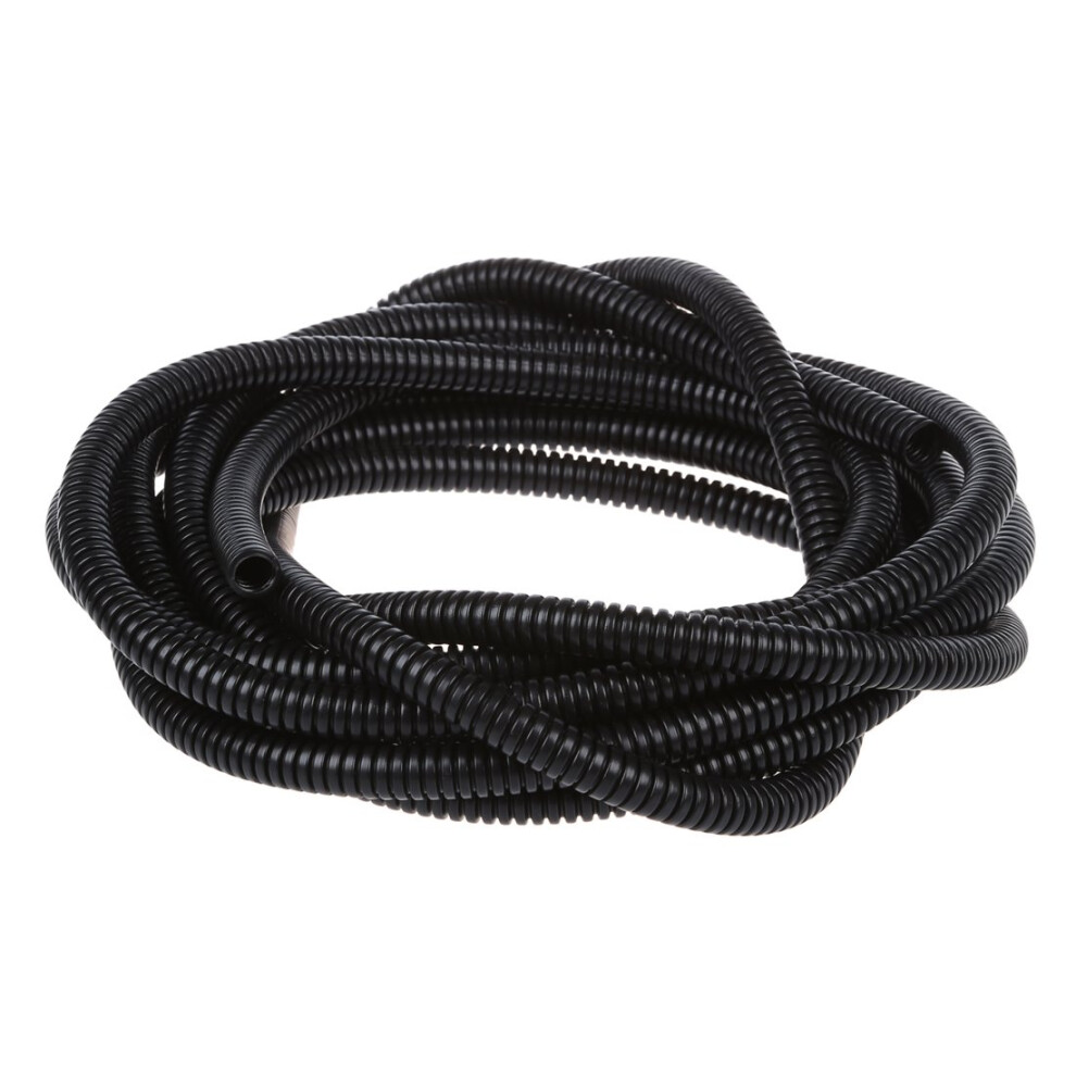 Photos - Other Electrical Equipment Sourcingmap 5 M 7 x 10 mm Plastic Flexible Corrugated Conduit Tube for Garden,Office Black