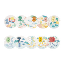 - Pure My First Numbers Puzzle - 10-Piece Puzzle + 10 Wooden Numbers - Learn to Count - Early-Learning Toy - 24 Months +, J08042 - Plush Soft Toy