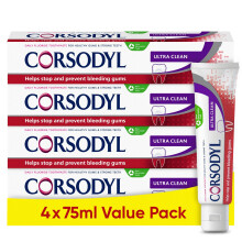 Toothpaste Multipack Ultra Clean, Daily Gum Care, 4x 75ml
