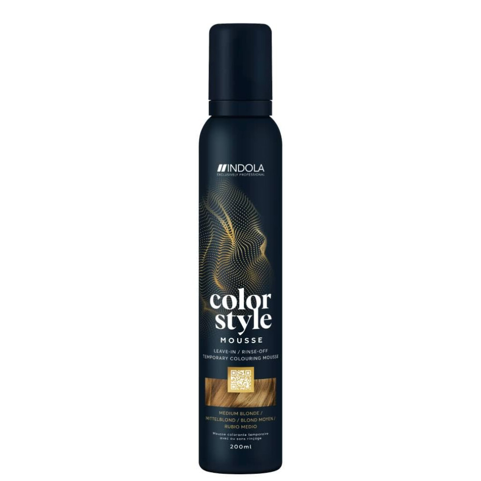 Indola Color Mousse Medium Blonde 200Ml