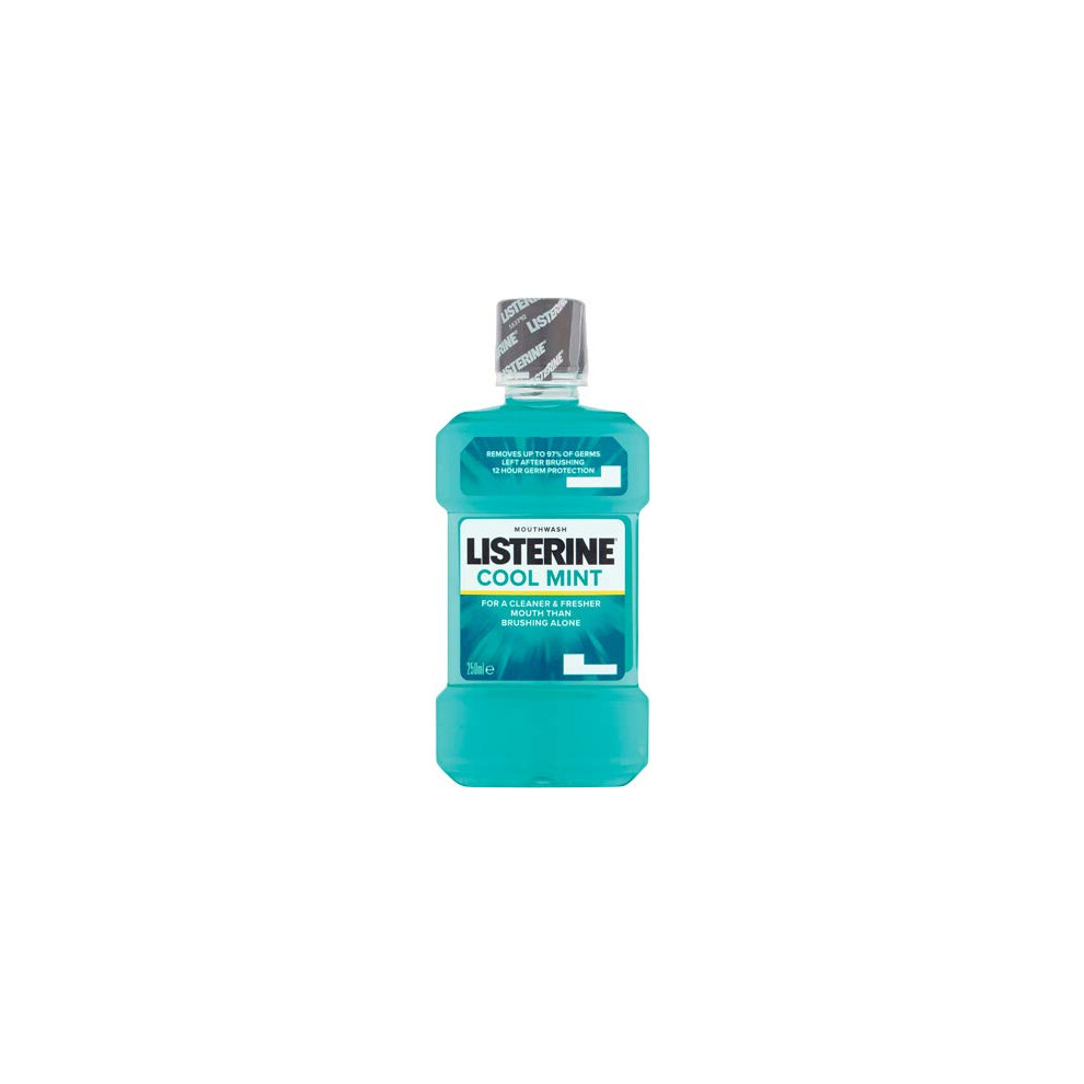 THREE PACKS of Listerine Coolmint Antiseptic Mouthwash x 500ml by Listerine
