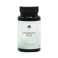 Eyebright Plus | Eyebright, Lutein, Astaxanthin, Bilberry, Lycopene Supplement | 60 Vegan Capsules | G&G Vitamins