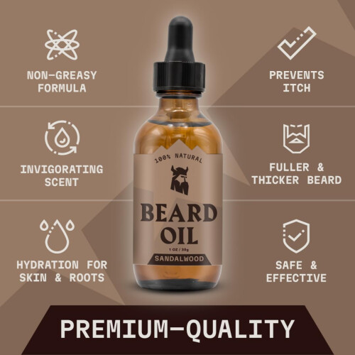 Bartöl und Balsam - Sandelholz 2