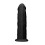 Silicone Dildo Without Balls 15.3 cm, Black 4