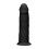 Silicone Dildo Without Balls 15.3 cm, Black 5