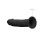 Silicone Dildo Without Balls 15.3 cm, Black 6