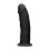 Silicone Dildo Without Balls 15.3 cm, Black 3