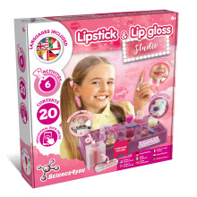 Lipstick & Lip Gloss Making Kit for Girls – Make Your Own Lip Glosses, Lipsticks & Lip Balm - 7 Beauty Activities for Kids Included, Original Gift