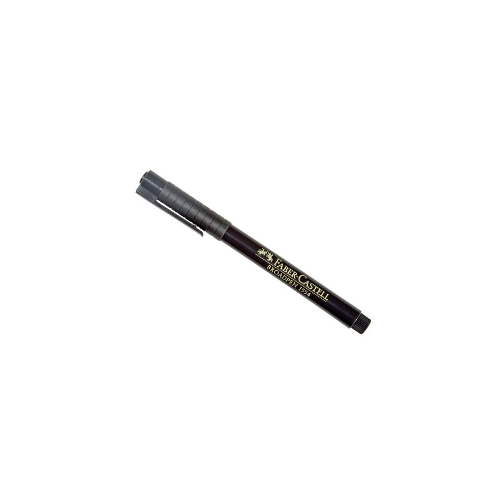 Faber Castell Faserschreiber Broadpen 1554 schwarz (10 Stck)
