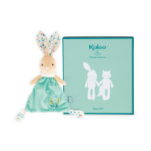 - Fripons - Justin The Rabbit Plush Comforter - Ultra-Soft & Fluffy Comforter - 24 cm - 0 Months +, K963670 - Plush Soft Toy