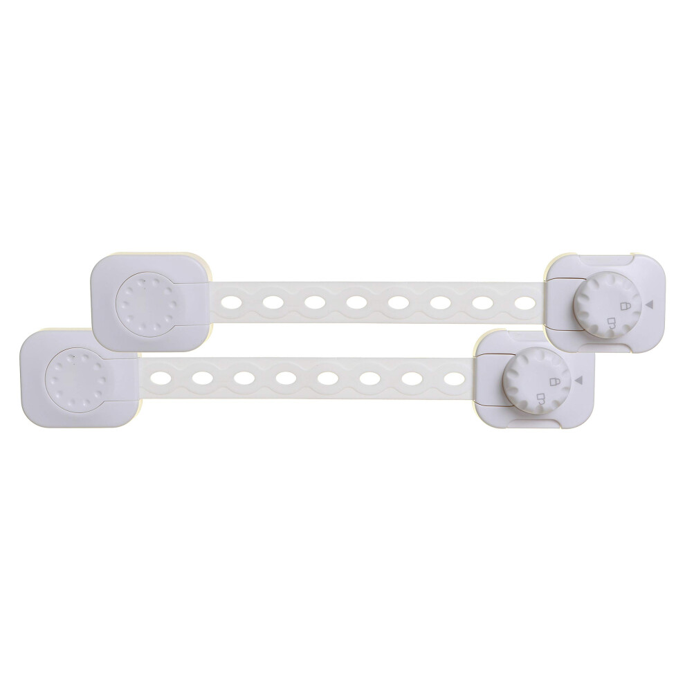 Dreambaby Twist 'N Lock Multi-Purpose Latch (2 Pack, White)