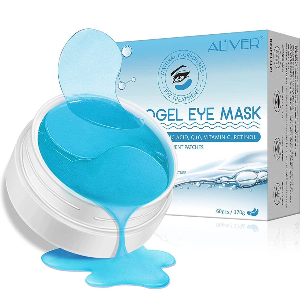 Sefudun Hydrogel Eye Patches Hydrogel Under Eye Masks For Dark Circles Anti Wrinkle Treatment Under Eye Gel Pads Eye Mask For Puffy Eyes Skincar