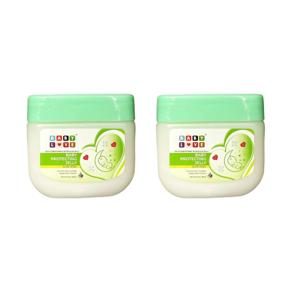 Baby Love Nursey Petroleum Jelly With Aloe Vera & Vitamin E 2 X 368G Ican London
