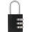 Abus Combination Lock 145/30 Black - Solid Aluminium Padlock - With Individually Adjustable Numeric Code - 34601 - Security Level 3 1