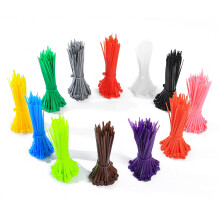 1200 Pieces Coloured Cable Ties, 3mmx100mm Zip Ties, Self-Locking Nylon Cable Zip Ties Wraps for Home, Office, Garden, Garage, Workshop (1200)