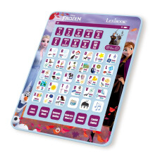 Lexibook, Frozen, Educational Bilingual Learning Tablet, Learn letters numbers words spelling and music, English/Spanish, Purple, JCPAD002FZi2