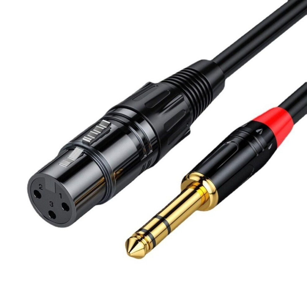 (2m-Male to female) 6.5mm Audio Xlr Cable Aux Line  For Speaker/microphone/amplifier/mixing Console/sound Card