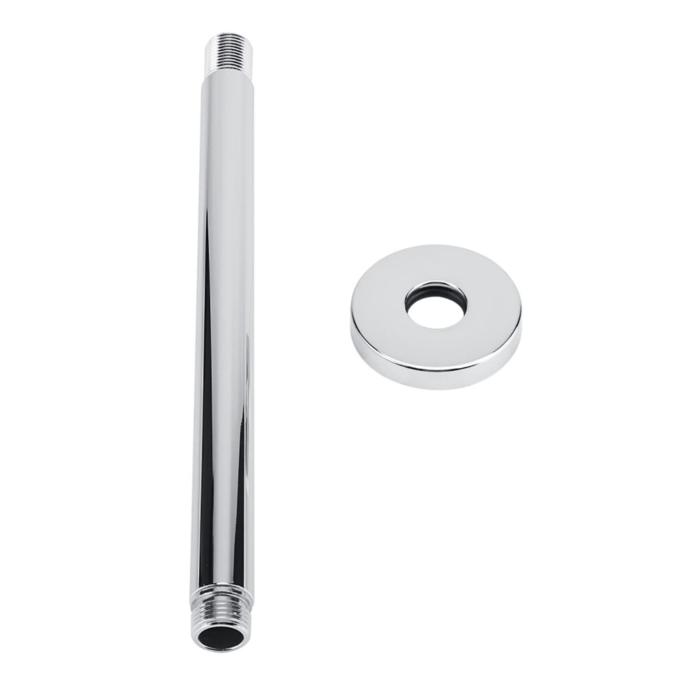 Shower Arms, Ceiling Mount Shower Head Extender, G 1/2 Stainless Steel Top Shower Arm Pipe Extension (Chrome Finish)(25Cm/10In),Shower Arm 9305990295797
