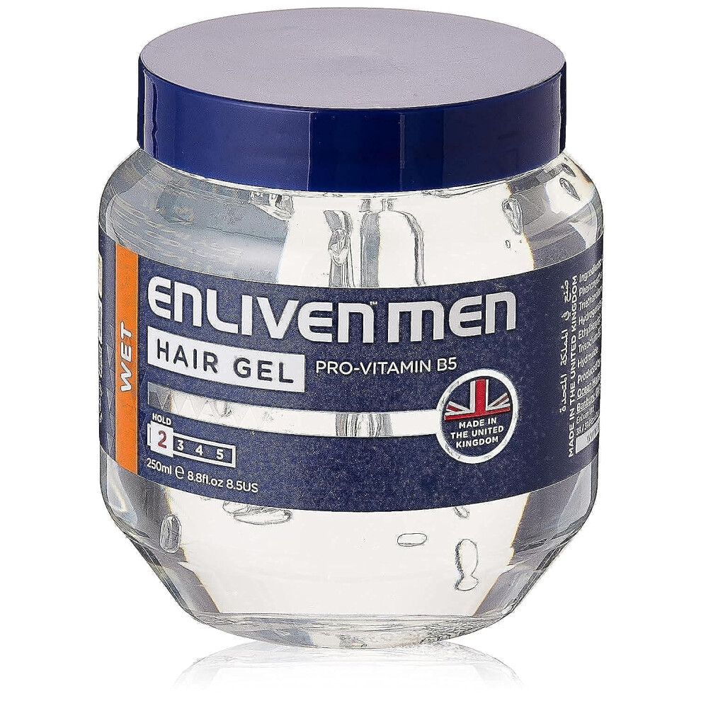 Wet Look Clear Hair Gel 250 ml, Pack of 1