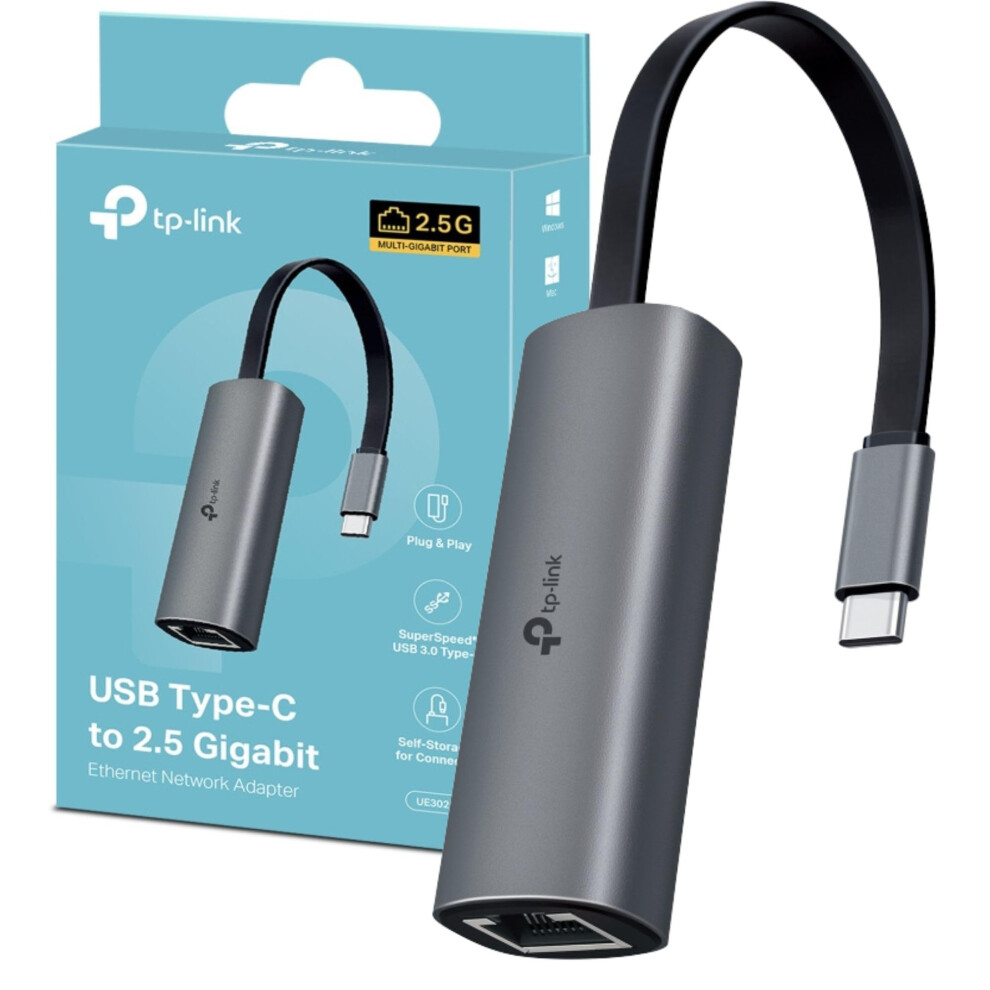 Tp-Link Black Ue302c Rj-45 Interface Network Adapter - Image 10