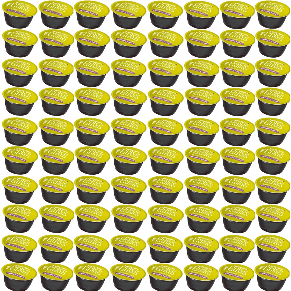 Nescafe 50X Nescafé Dolce Gusto Skinny Cappuccino Coffee Pods Only. Sold Loose (No Milk Pods)
