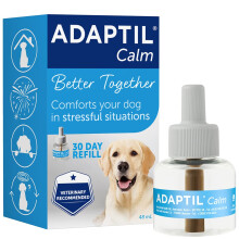 30 Day Refill For Adaptil Calm Home Diffuser For Dogs | 1 Refill For Adaptil Dog Calming Plug In Pheromone Diffuser To Help Reduce Anxiety And Stress