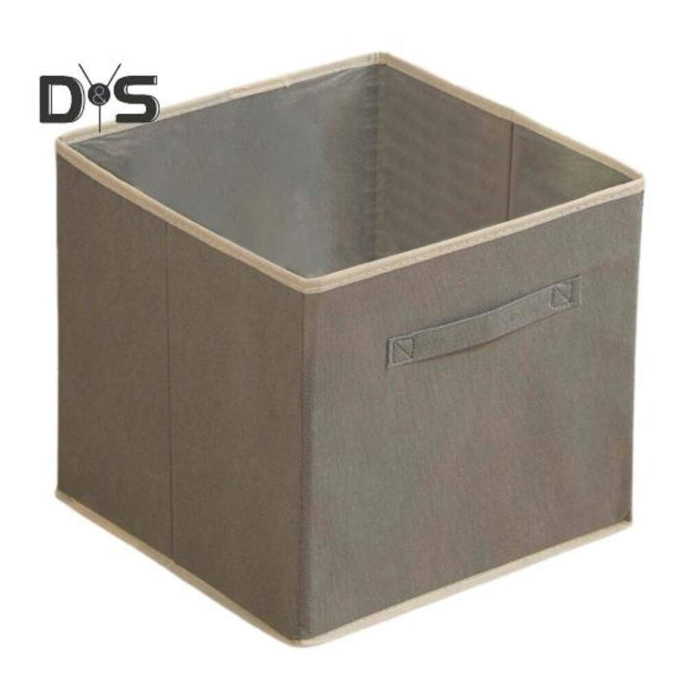 (light grey) Folding Storage Cubes Clothes Storage Organizer with Handle Large Capacity Easy to Clean Toys Storage Organizer