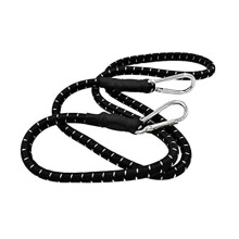 BUNGEE CORD 60" (150cm) HEAVY DUTY BUNGEE CORD WITH CARABINER CLIPS, Extra Strong and Durable Elasticated Cord, Strap, Tie Down