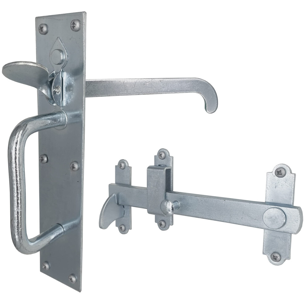 Irontite Suffolk Latch Bzp, Garden Gate Latch For Wooden Gates, Ideal Garden Gate & Door Latch For Keeping Gates Shut, Heavy Duty Garden Gate 5060848550834