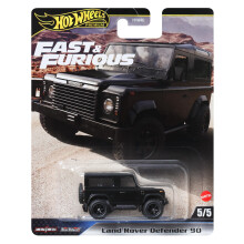 Hot Wheels Fast and Fun Auto Land Rover Defender 90 Die Cast Modelo 1:64 Escala - Longitud 7 cm - Hyp74