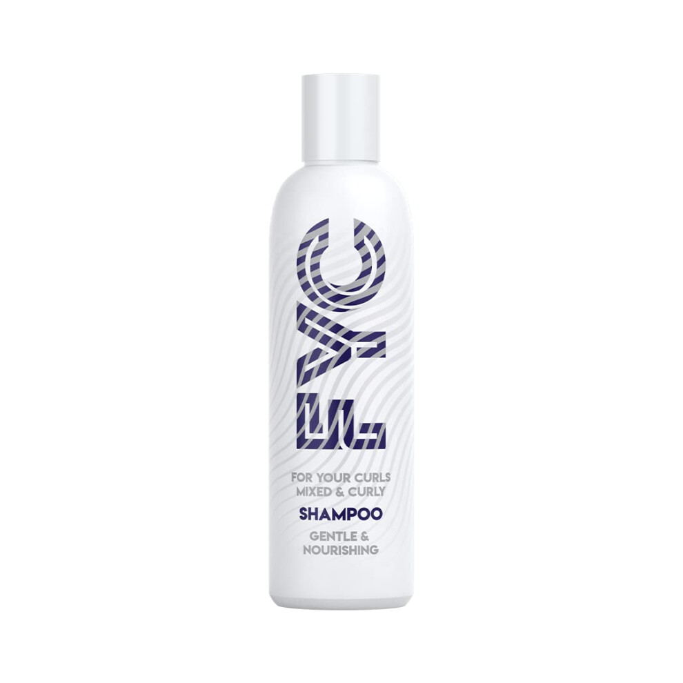 Fyc Curly Hair Shampoo | 250Ml Â Sulphate-Free, Hydrating & Frizz-Control | Nourishes Scalp & Strengthens Hair | Vegan, Curl-Defining & Moisturising For