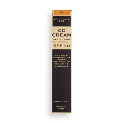 Makeup Revolution, Pro CC Perfecting, Cream Foundation, F9, SPF 30, 26 ml 2